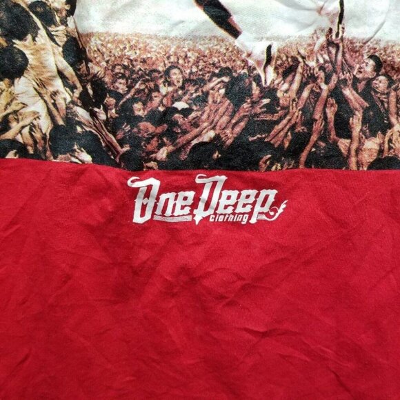 One Deep Clothing Shaka Active Michael Jordan Red Shirt - Picture 3 of 10